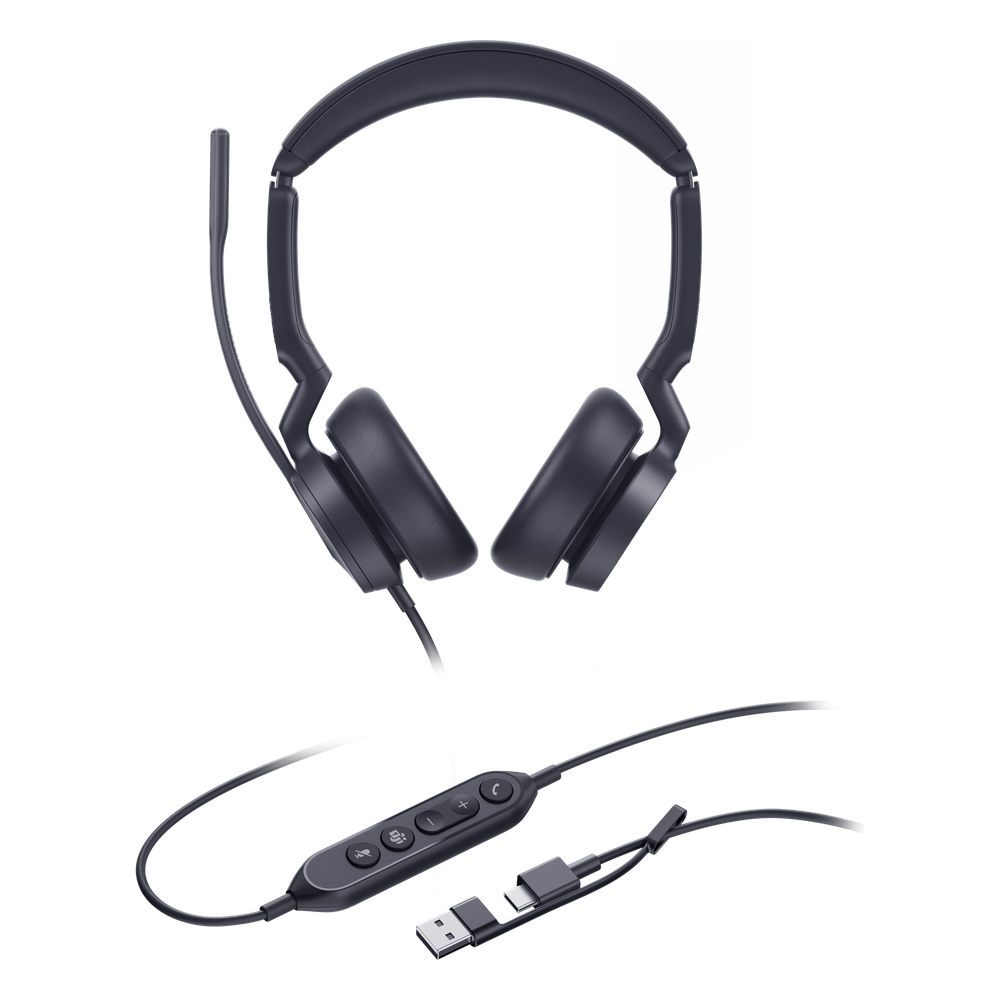 Auriculares Diadema Profesional Cancelación Ruido AI Certificación Microsoft Teams USB-C/A Yealink UH46 Dual Teams - Imagen 1