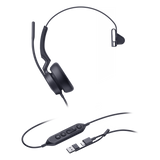 Diadema Alámbrica Yealink UH46 Mono Teams – Cancelación de Ruido IA / USB-C + USB-A / Audio HD Profesional UH46-MONO-TEAMS-USB-C/A - Imagen 1