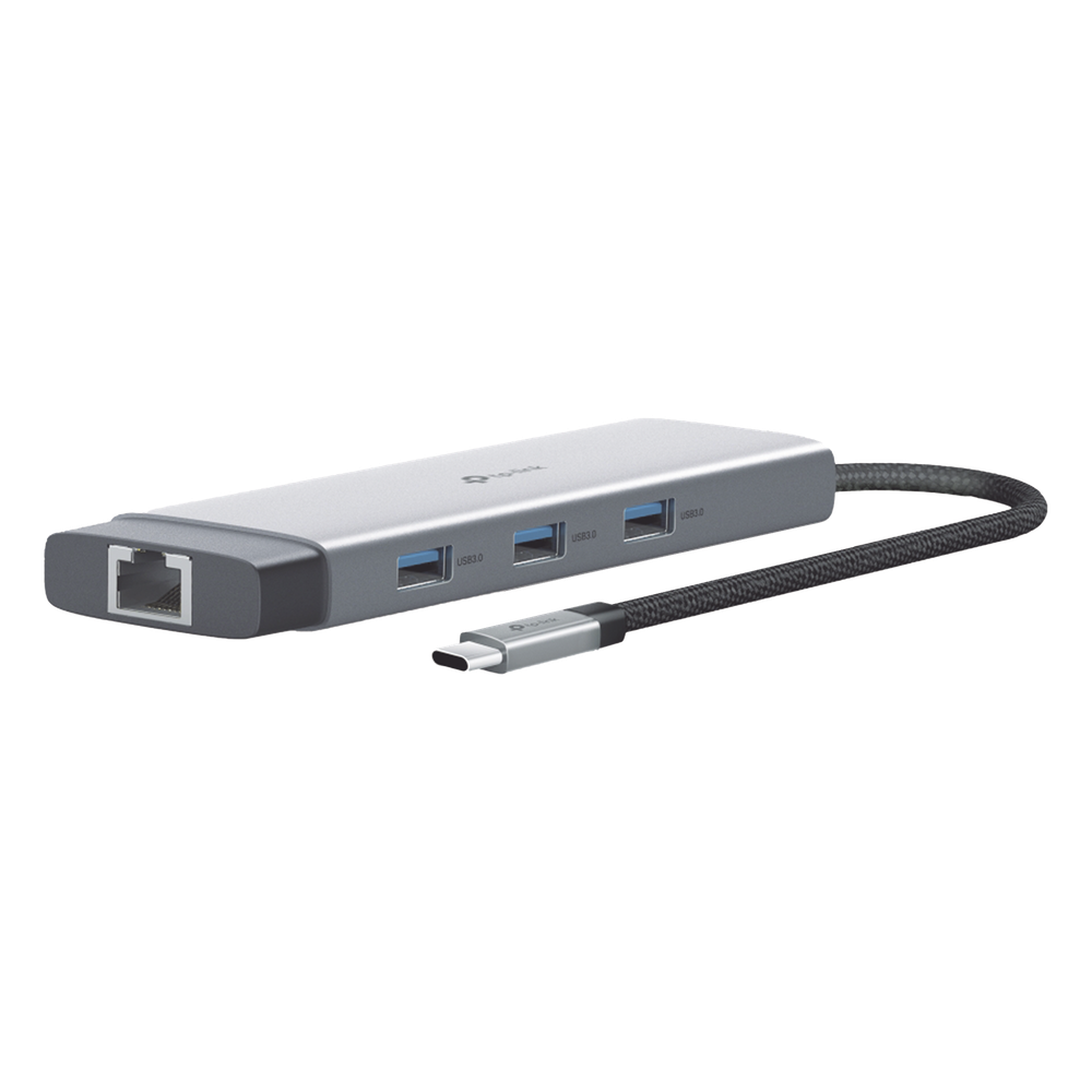HUB USB-C 9 en 1 / HDMI 4K@60Hz / Ethernet Gigabit / 100W PD / 140.2x43x14.3 mm (0.46x0.14x0.047 ft) TP-LINK - Imagen 3