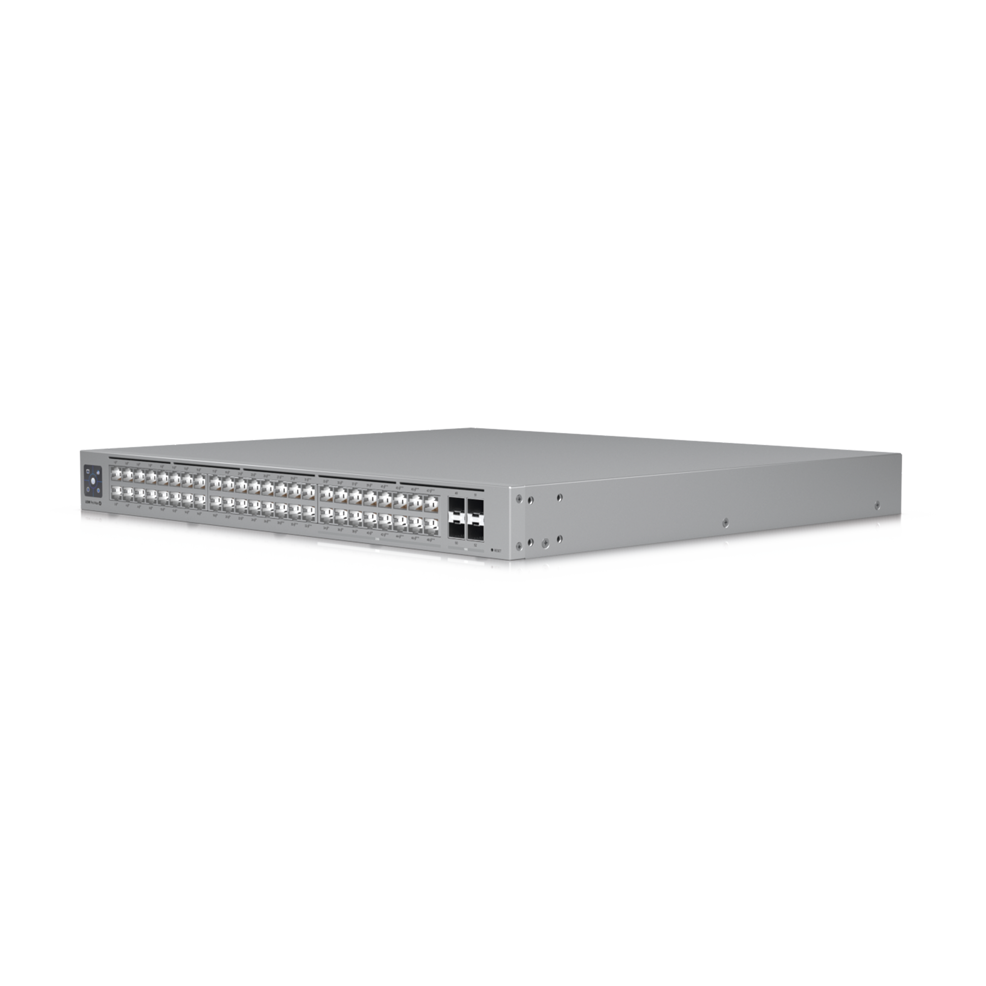 UniFi Switch Pro Max 48 POE, con funciones capa 3, 48 puertos (16 puertos 2.5 GbE (8 POE++ y 8 POE+) y 32 puertos 1 GbE (24 POE+ y 8 POE++)), 2 puertos SFP+ 10G, POE++ 720W, pantalla informativa UBIQUITI - Imagen 1