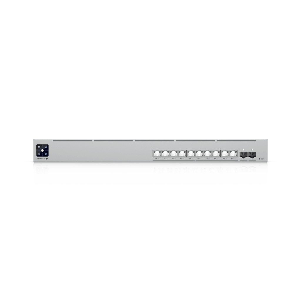 Switches PoEUBIQUITIUSW-PRO-XG-10-POESwitch Administrable Capa 3 10 Puertos 10GbE PoE+++ 400W Etherlighting 2 SFP+ Ubiquiti USW - PRO - XG - 10 - POE - SILYMX