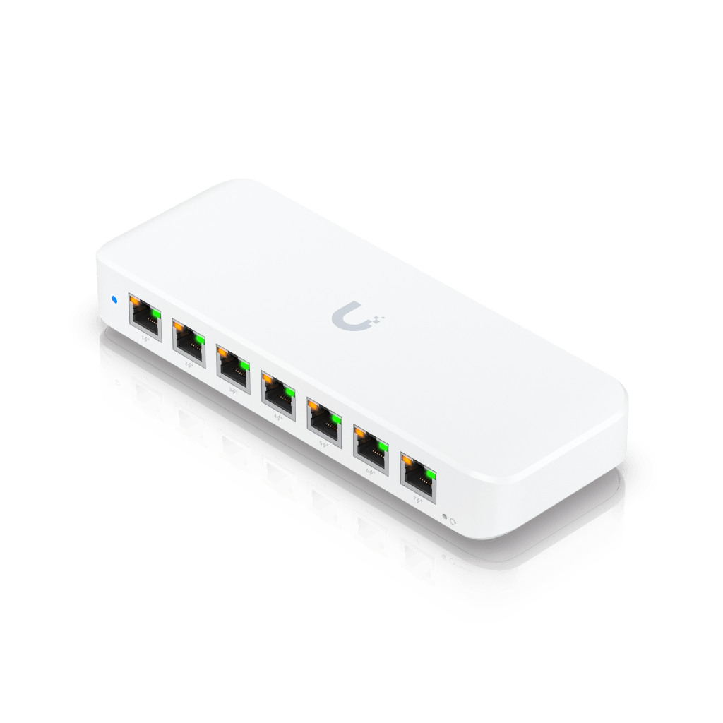 USW Ultra 210W Switch de 8 Puertos GbE (7 Puertos PoE+ y 1 Puerto Entrada PoE++) con Opciones de Montaje Versátiles UBIQUITI - Imagen 4