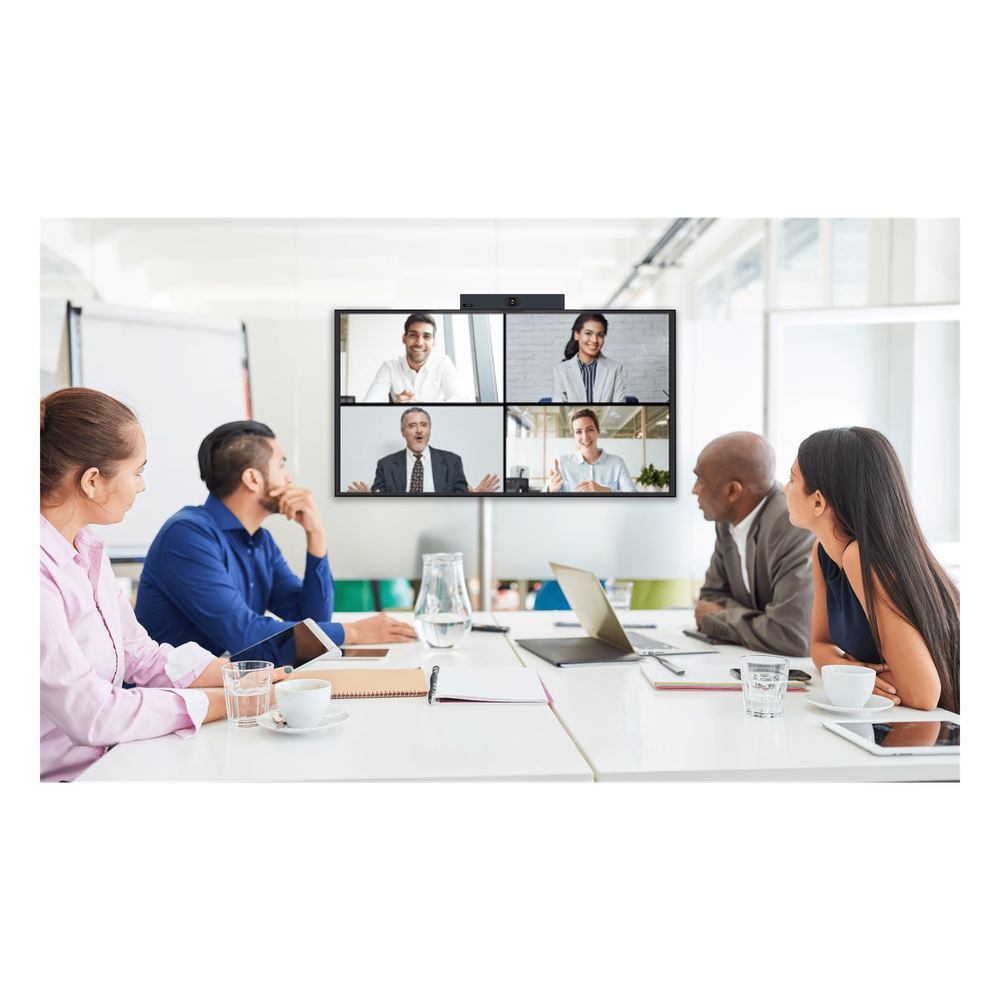 Barra de Videoconferencia USB / 4K Ultra HD / Lente Gran Angular 120° / Zoom Digital 5x / Array 8+1 Micrófonos 4.5 m (14.8 ft) / Altavoz Full-Duplex 5W / Wi-Fi Integrado YEALINK - Imagen 4