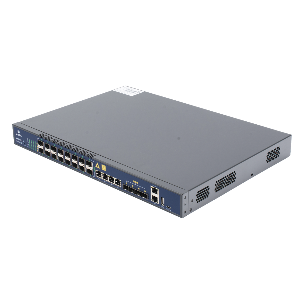 OLT V-SOL de 16 puertos GPON con 8 puertos Uplink 4 puertos Gigabit Ethernet 4 puertos SFP/SFP+ hasta 2,048 ONUs V1600G-2B - Imagen 4