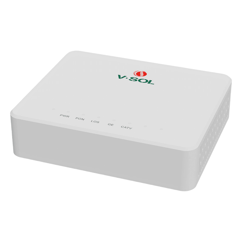ONU Bridge Dual GPON/EPON con 1 Puerto SC/APC + 1 puerto LAN Gigabit + 1 puerto CATV V-SOL - Imagen 4