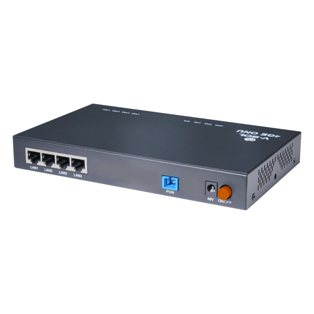 ONU Dual EPON/GPON / 4 Puertos PoE 802.3af/at Gigabit / 1 Puerto SC/UPC V-SOL - Imagen 2