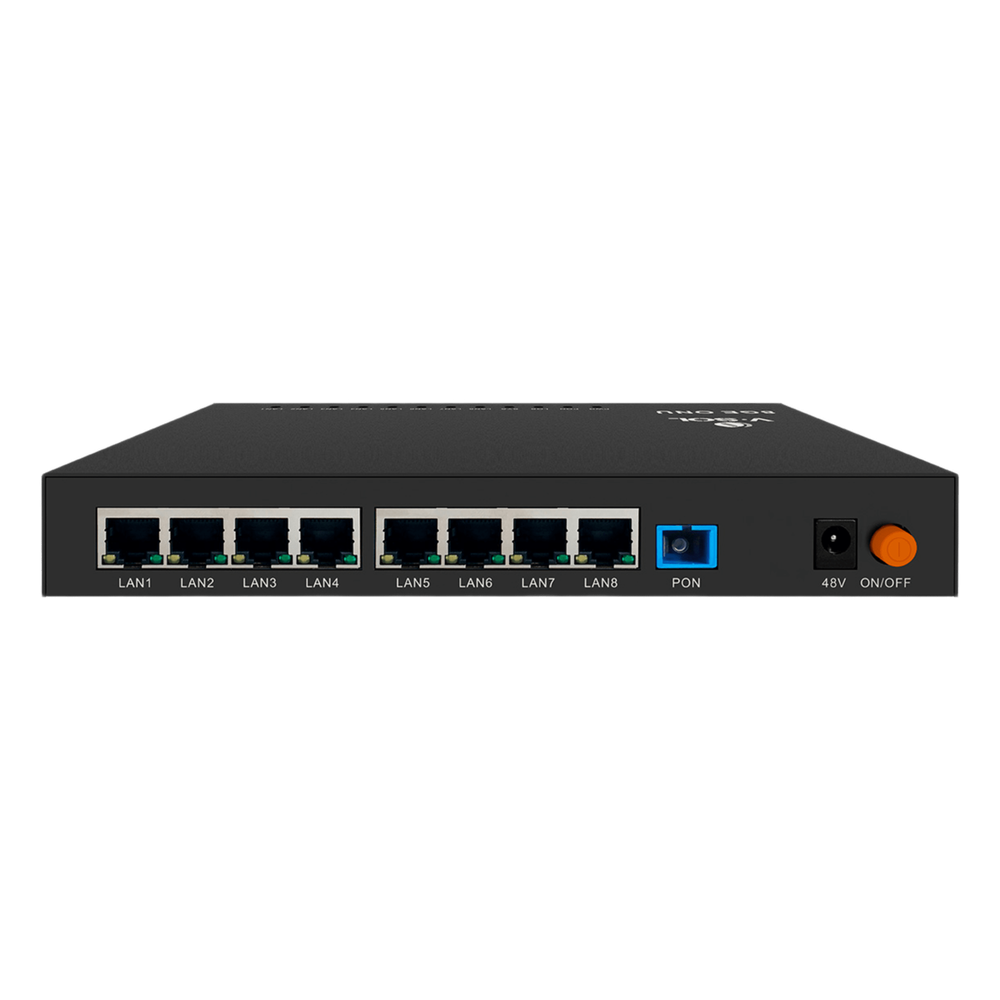 ONU Dual EPON/GPON / 8 Puertos PoE 802.3at Gigabit / 1 Puerto SC/UPC V-SOL - Imagen 1