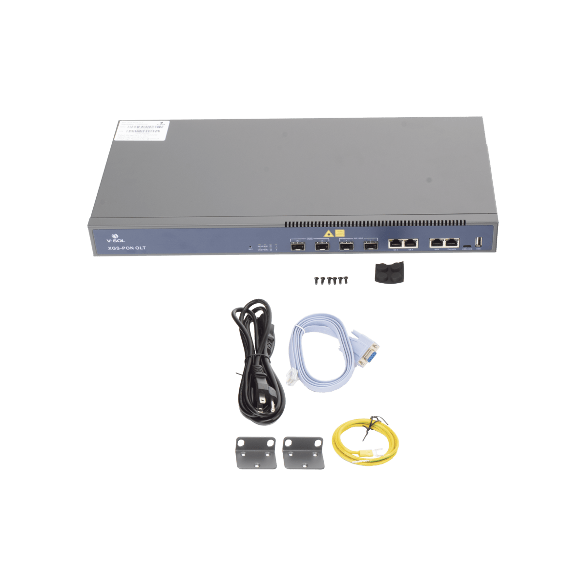 OLT ONT ONUV - SOLV3600G1-COLT Combo 8 Puertos XGSPON/GPON Hasta 2048 ONUs 7 Uplinks SFP28 QSFP28 V - SOL V3600G1 - C - SILYMX