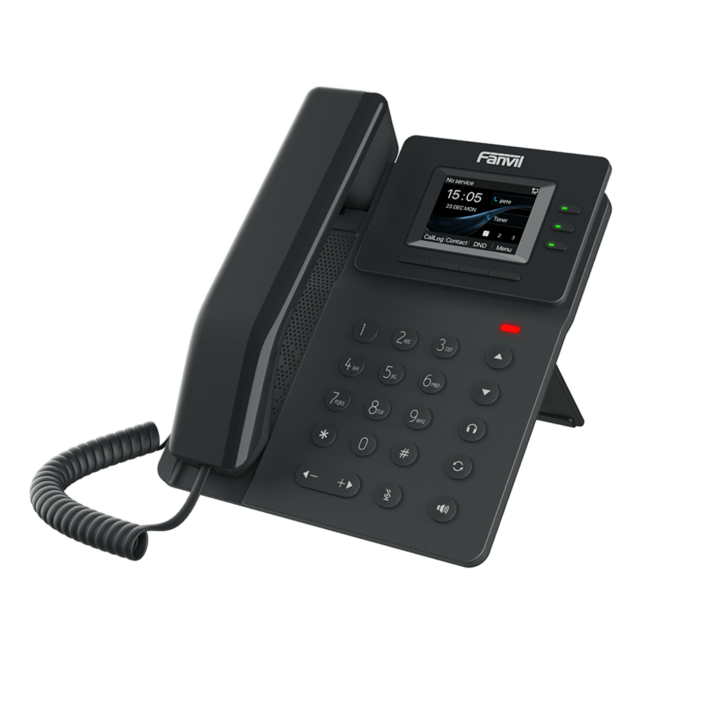VoIP Telefonia IP VideoconferenciaFANVILV60WTeléfono IP Wi - Fi Pantalla Color 2.4" 4 Líneas SIP Conferencia 6 Vías Fanvil V60W - SILYMX