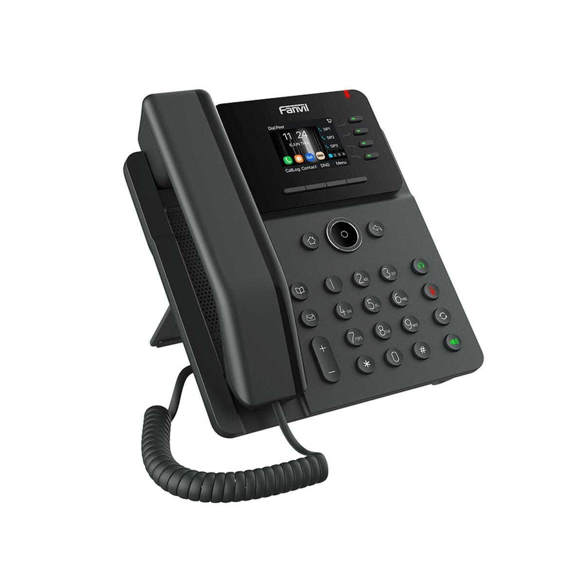 VoIP Telefonia IP VideoconferenciaFANVILV61WTeléfono IP Wi - Fi Empresarial 4 Líneas SIP Bluetooth PoE Gigabit Conferencia 6 Vías Fanvil V61W - SILYMX