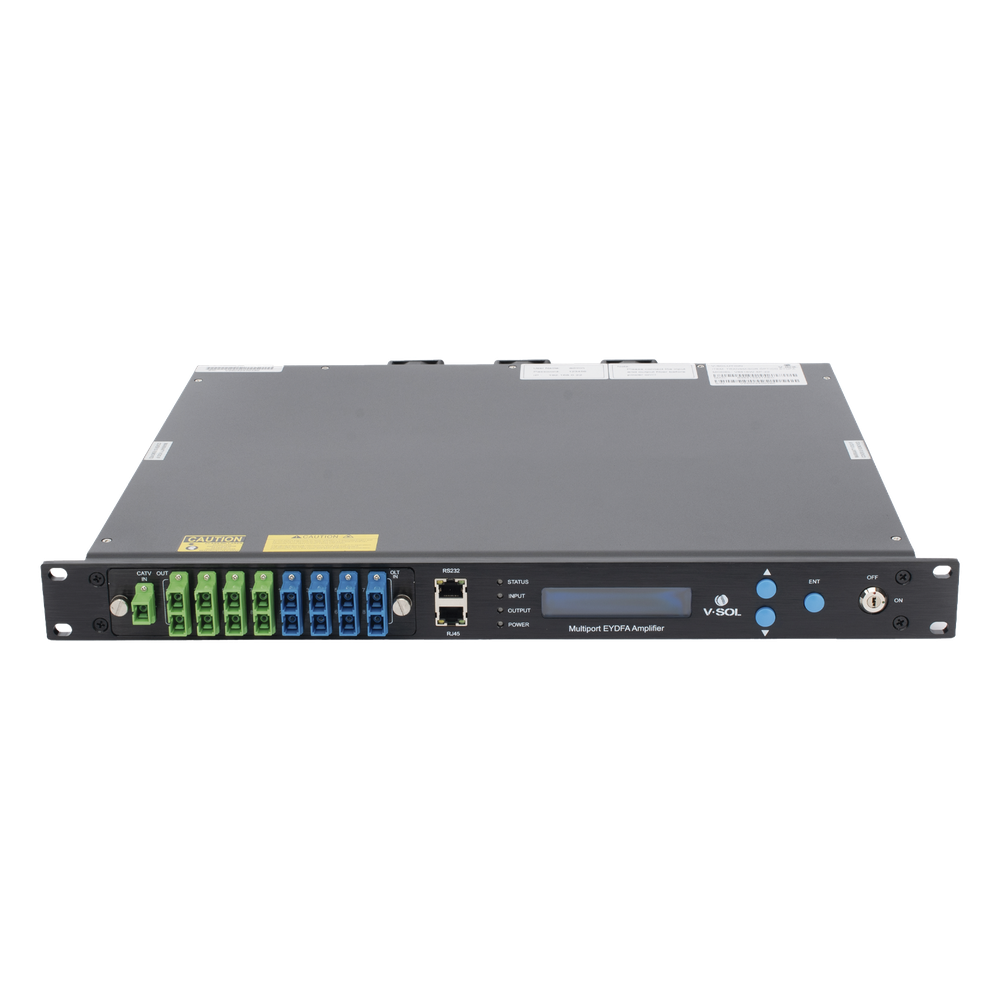 Amplificador Óptico EYDFA de 8 puertos de 1550nm V-SOL V8816W-8P-22 - Imagen 1