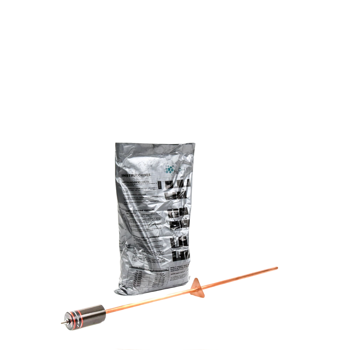 Vari Ground Electrodo Tierra Física Residencial Antenas Baja Potencia 15A 97cm ...