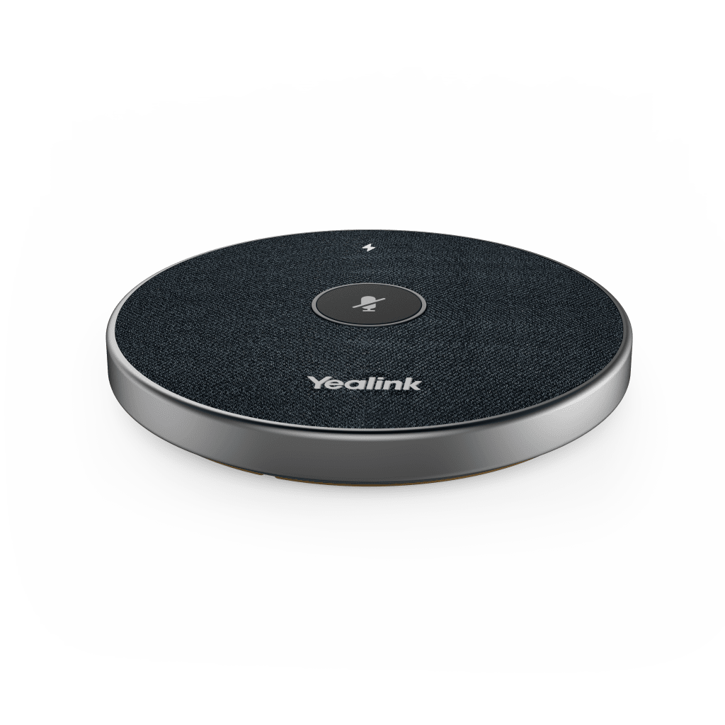 Micrófono inalámbrico 360° VCM36W-PACKAGE de Yealink para videoconferencias, con amplio alcance y cancelación de ruido. - Imagen 1