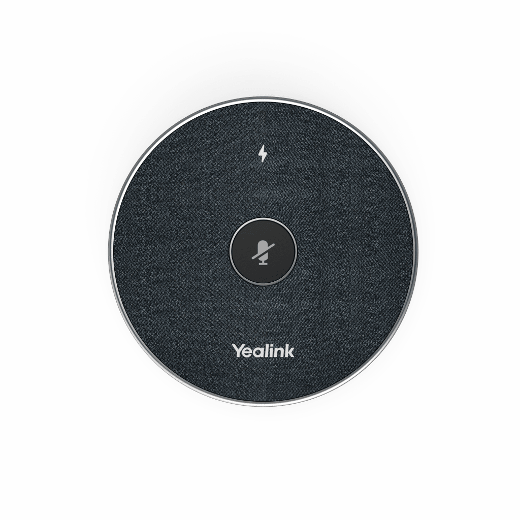 Micrófono inalámbrico 360° VCM36W-PACKAGE de Yealink para videoconferencias, con amplio alcance y cancelación de ruido. - Imagen 3
