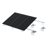 Sistema de Montaje Solar Techo Plano Aluminio AL6005-T5 Ángulo 10°-30° Ajustable EPCOM POWERLINE VEKTOR21 - Imagen 1