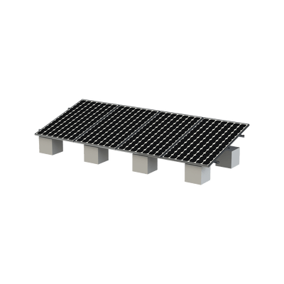 Montajes para Paneles SolaresEPCOM POWERLINEVEKTOR8RKit de Montaje para 4 Paneles Solares Inclinación Ajustable 20° a 45° EPCOM POWERLINE VEKTOR8R - SILYMX