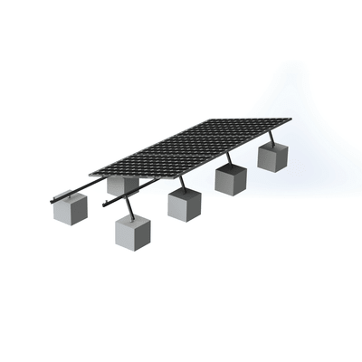 Montajes para Paneles SolaresEPCOM POWERLINEVEKTOR8RKit de Montaje para 4 Paneles Solares Inclinación Ajustable 20° a 45° EPCOM POWERLINE VEKTOR8R - SILYMX