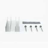 Montajes para Módulos por PartesEPCOM POWERLINEVEKTORMINIJuego 2 Mini Rieles Aluminio Montaje Paneles Solares Techo 0° Tornillos EPCOM POWERLINE VEKTORMINI - SILYMX