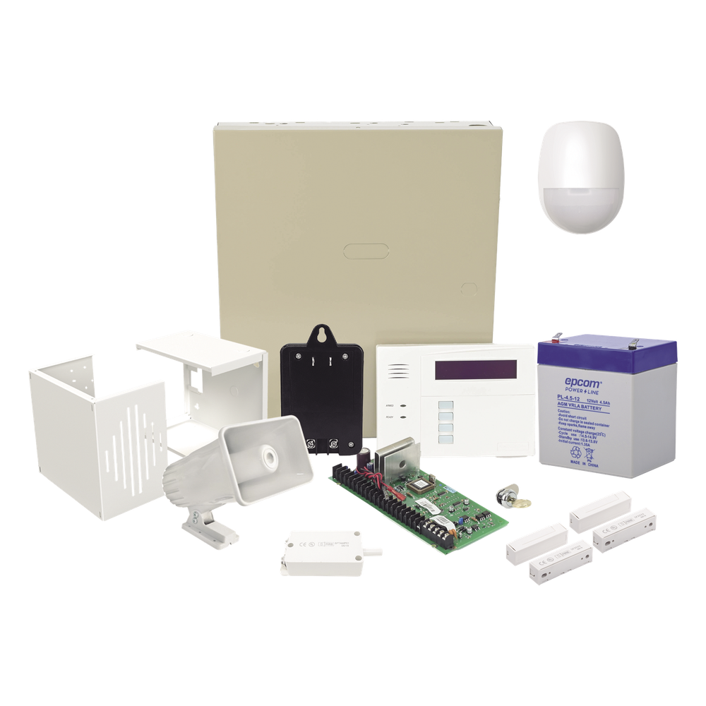 Kit Panel de Alarma Cableado 48 Zonas 3 Particiones Teclado 6160RF Sirena 30W Batería 4Ah Honeywell Home Resideo VISTA48ECO/6160RF - Imagen 1