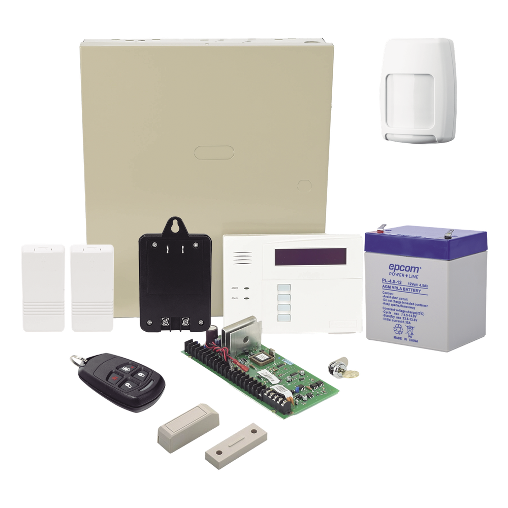 Kit Panel de Alarma Inalámbrico 40 Zonas 3 Particiones Teclado 6160RF Sensor 2 Contactos Control Honeywell Home VISTA48ECORF/6160RF - Imagen 1