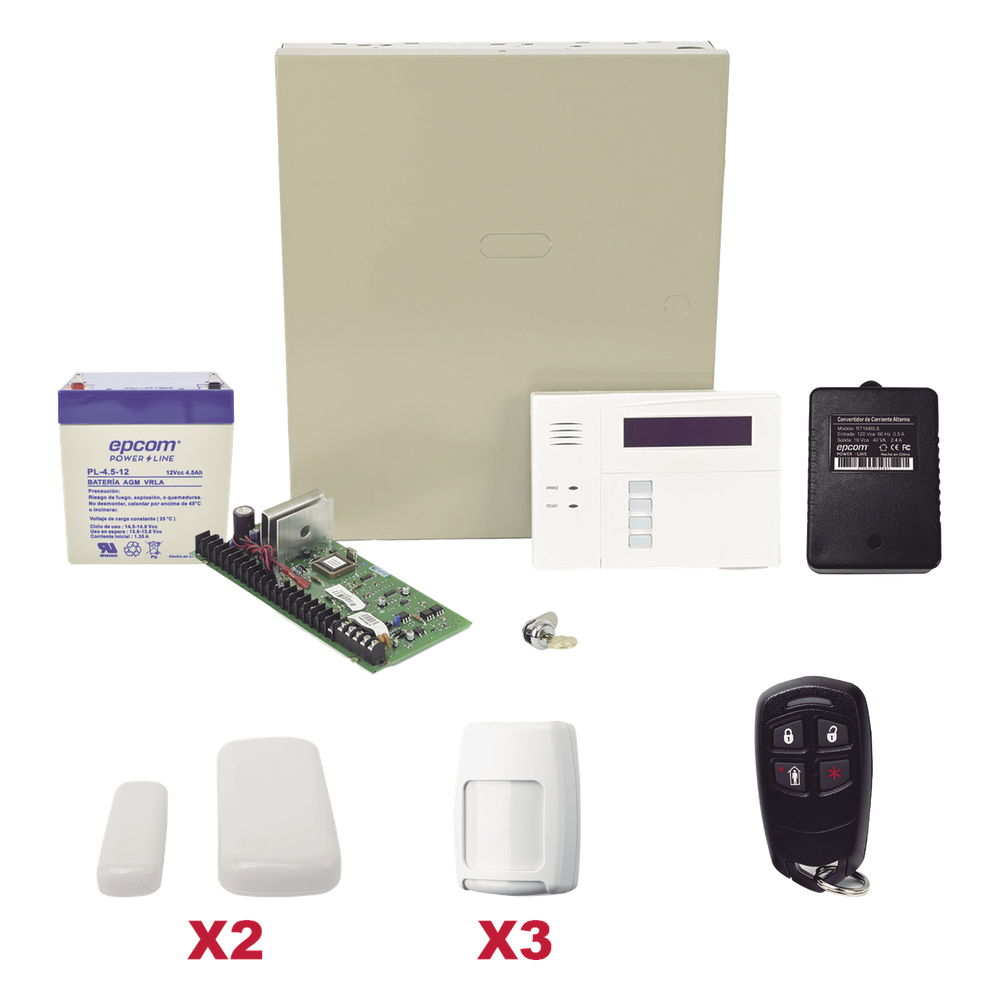 Kit Alarma Inalámbrica 48 Zonas Panel VISTA-48 Teclado 6160RF 3 PIR Total Connect Honeywell Home Resideo VISTA48PLUSMINI/6160RF - Imagen 1