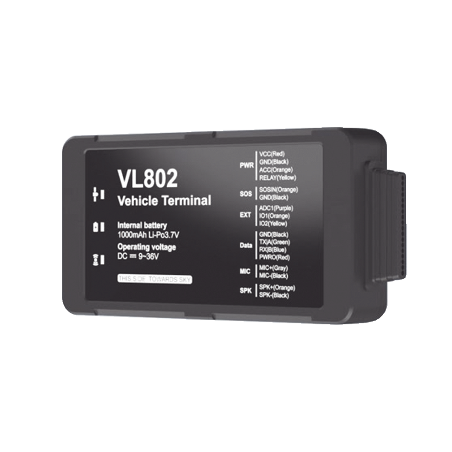 Localizador vehicular 4G Boton de Emergencia y Relevador incluidos / detección de apertura de puertas / multiples salidas digitales / compatible con sensor ultrasonico de combustible JIMIIOT - Imagen 1