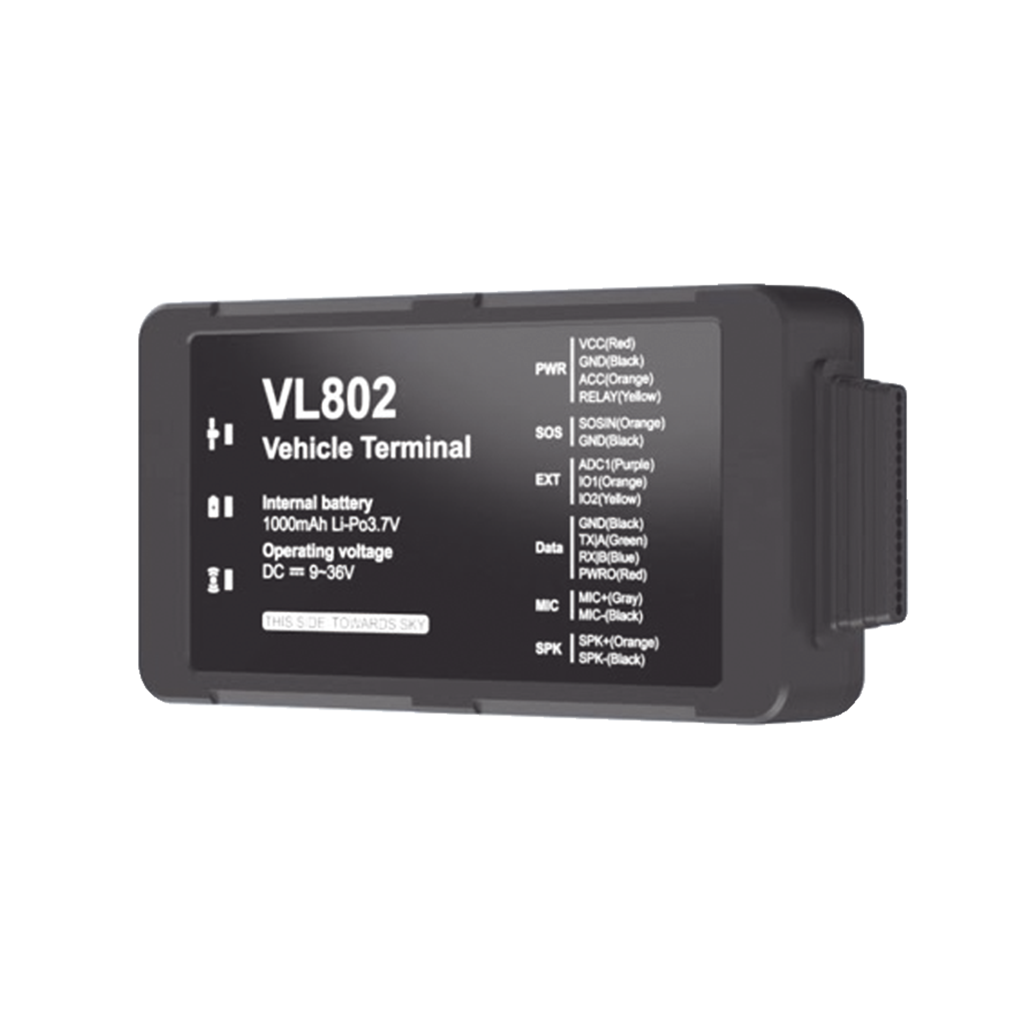 Localizador vehicular 4G Boton de Emergencia y Relevador incluidos / detección de apertura de puertas / multiples salidas digitales / compatible con sensor ultrasonico de combustible JIMIIOT - Imagen 1