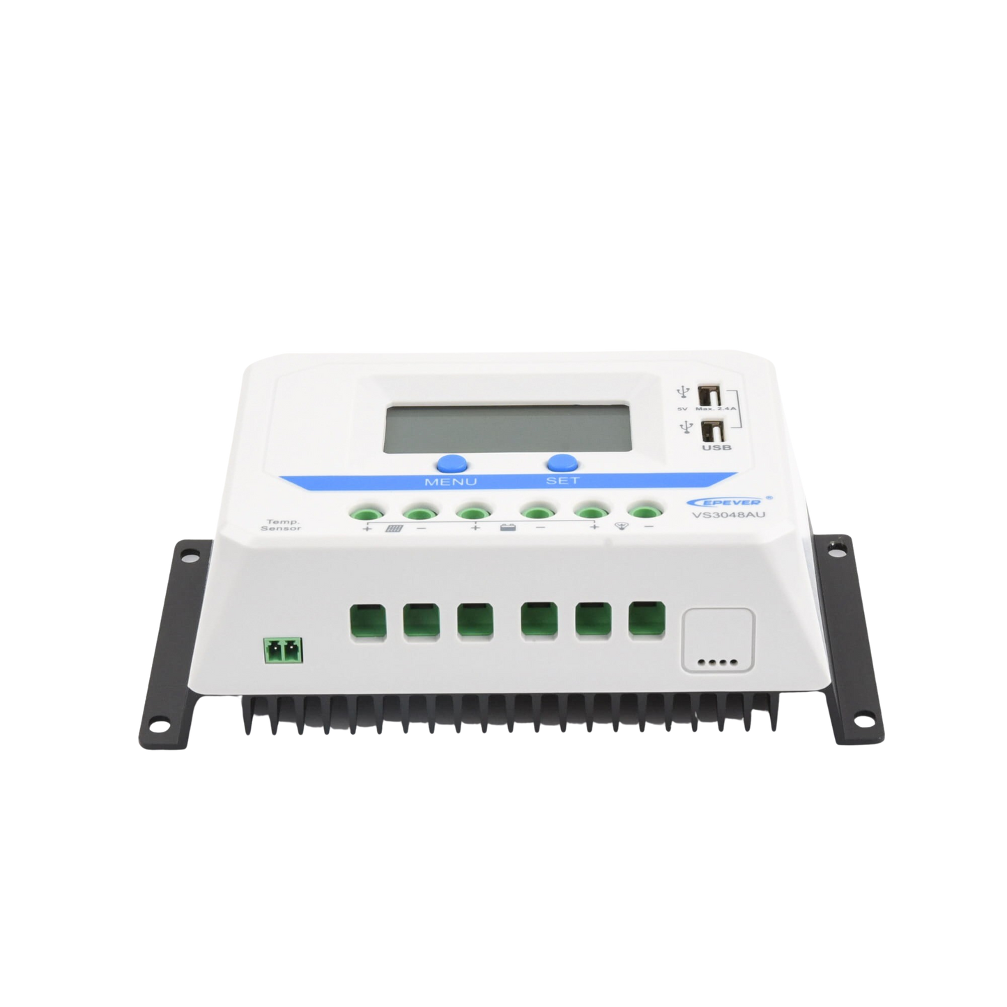 Controlador Solar de Carga PWM 12/24/36/48 V 30 A, Salida USB, con Display EPEVER VS-3048-AU - Imagen 2