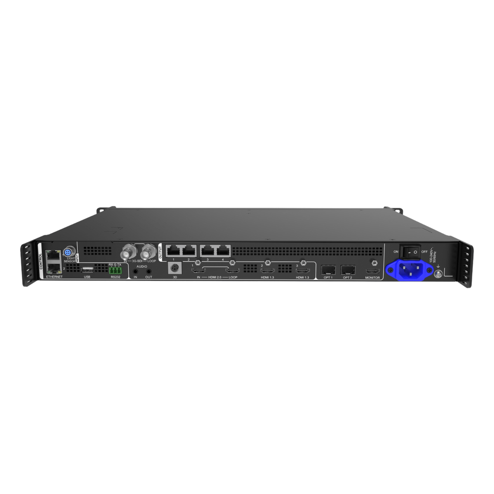 Controlador All-in-One para Videowall LED / 2.6 Millones de Píxeles / 4K×2K@60Hz / 6 Capas Simultáneas / 4 Puertos Ethernet Gigabit / Fibra Óptica 10G NOVASTAR - Imagen 1