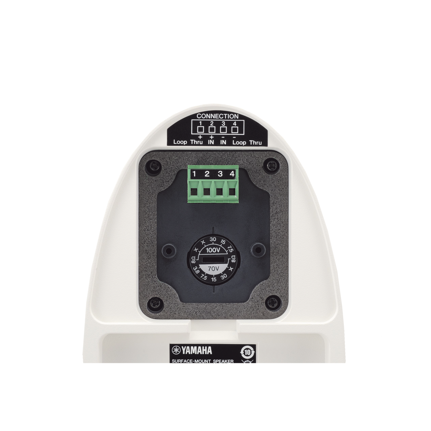 Altavoz de Montaje en Superficie, Woofer 5.25in, Tweeter 0.75 in, Bass-Reflex, IP35, Ideal para Instalaciones Fijas, Par Color Blanco YAMAHA - Imagen 2