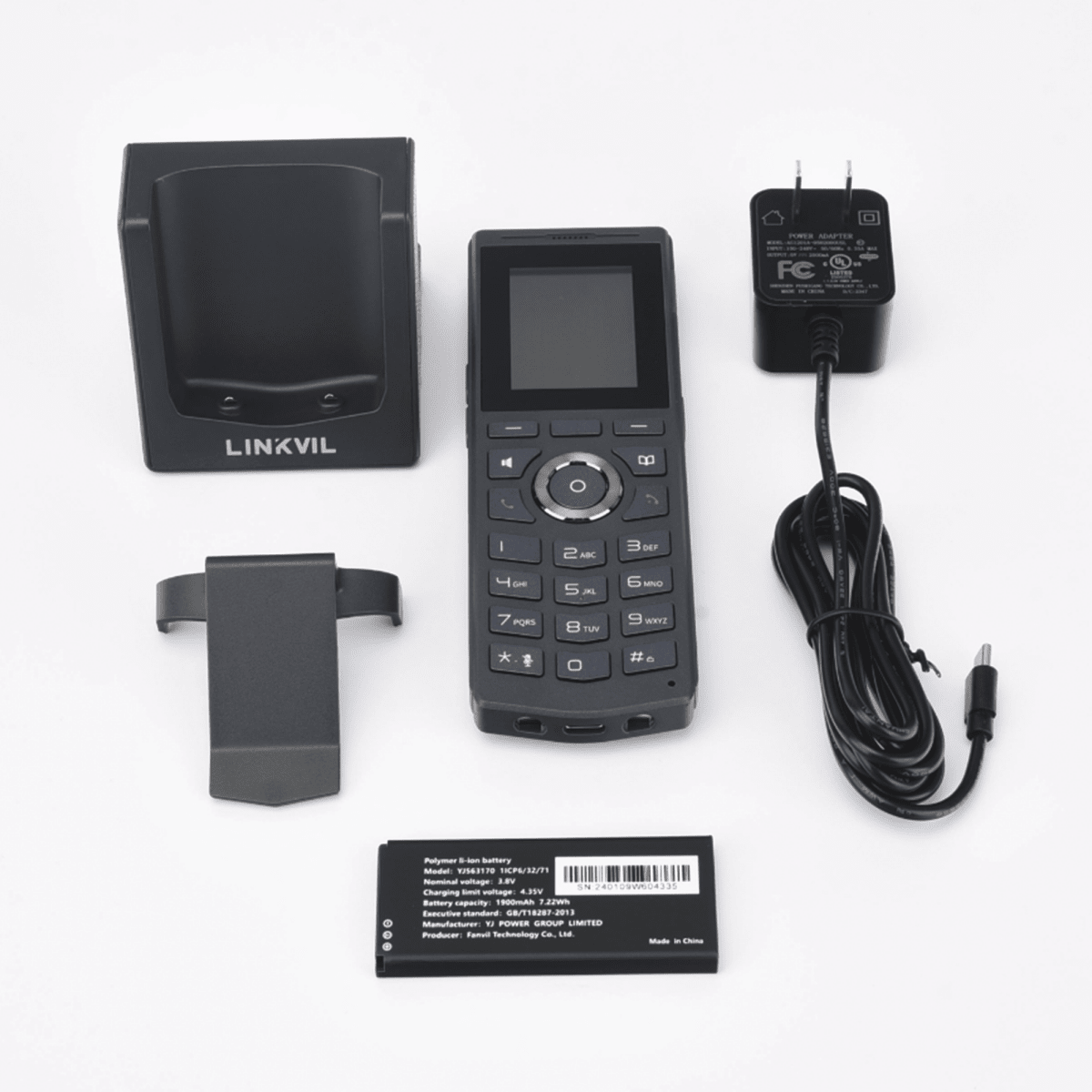 VoIP Telefonia IP VideoconferenciaFANVILW610WTelefono IP WiFi Portatil Android 10 Dual Band Bluetooth VoIP Empresarial FANVIL W610W - SILYMX