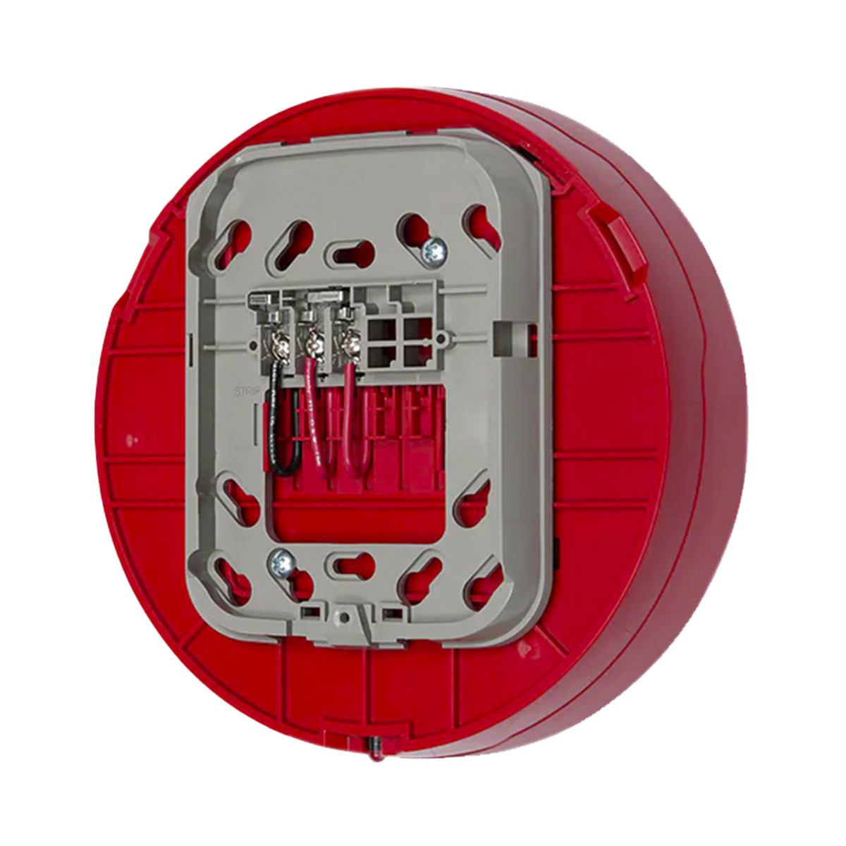 Base audiovisual inalámbrica direccionable para montaje en techo, color rojo, línea SWIFT compatible con paneles Fire-Lite - Imagen 2