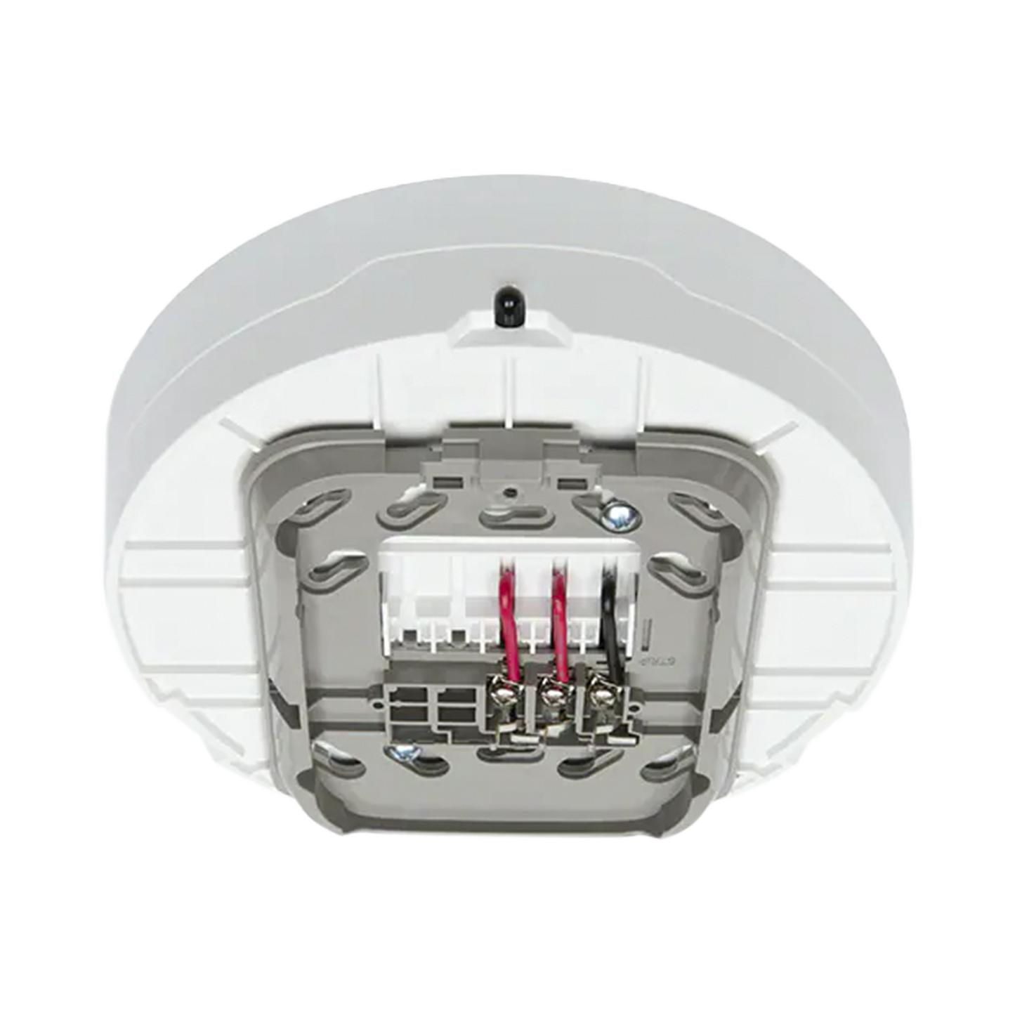 Base audiovisual inalámbrica direccionable para montaje en techo, color blanco, línea SWIFT compatible con paneles Fire-Lite - Imagen 1