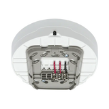 Base audiovisual inalámbrica direccionable para montaje en techo, color blanco, línea SWIFT compatible con paneles Fire-Lite - Imagen 1