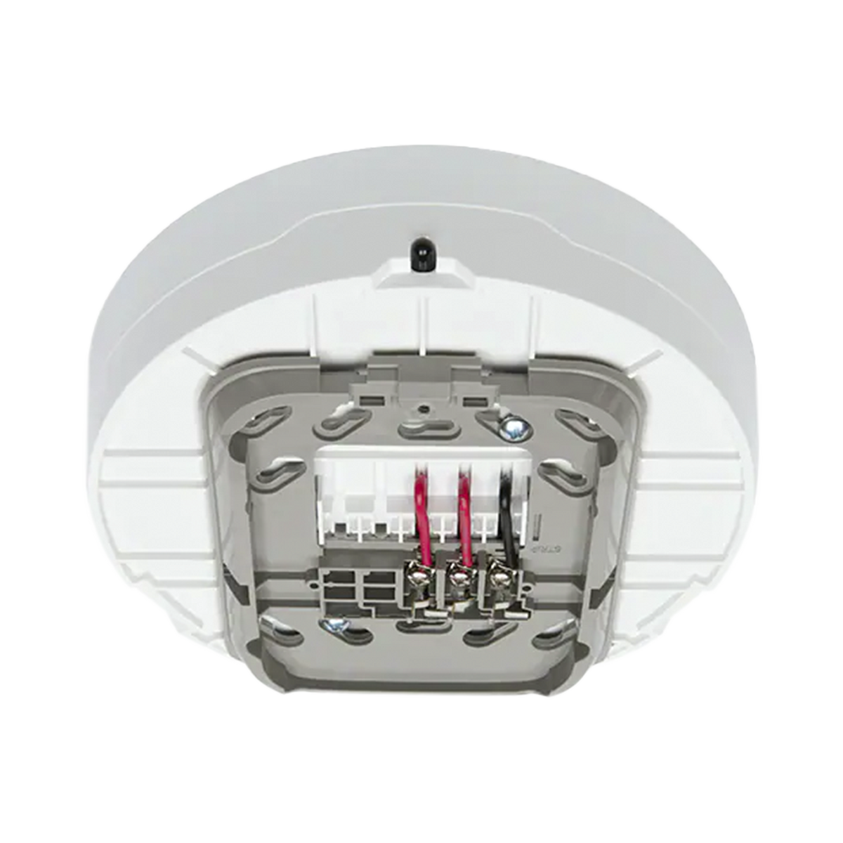 Base audiovisual inalámbrica direccionable para montaje en techo, color blanco, línea SWIFT compatible con paneles Fire-Lite - Imagen 1