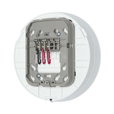 Base audiovisual inalámbrica direccionable para montaje en techo, color blanco, línea SWIFT compatible con paneles Fire-Lite - Imagen 2