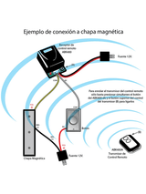 Control Remoto Compatible con WBK400112 Fácil de Agregar YLI ELECTRONIC WBK-400A - Imagen 3