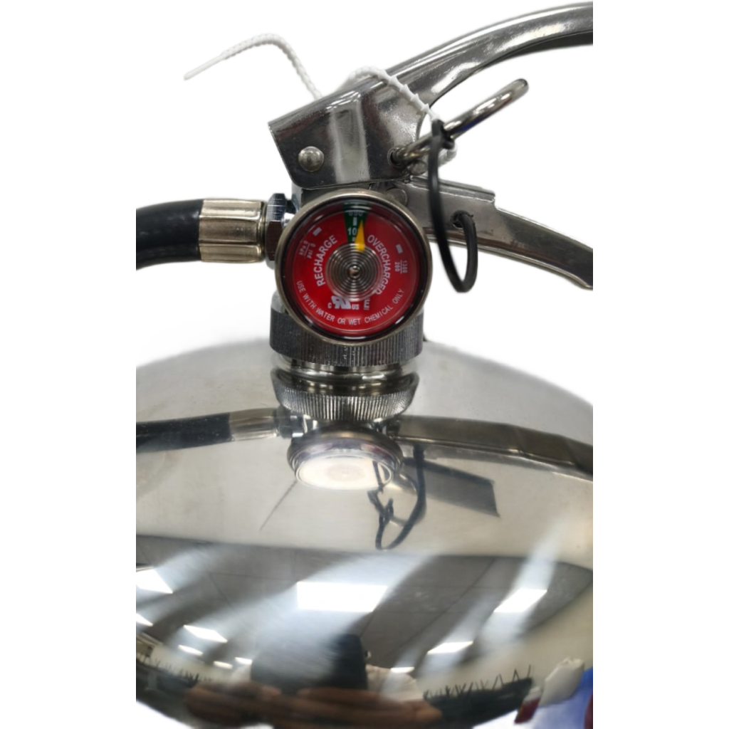Extintor de Agente Húmedo / 6 L (1.6 gal) / Fuegos Clase K / Acero Inoxidable / Manómetro Integrado / Certificación UL-ULC VICTORY - Imagen 2
