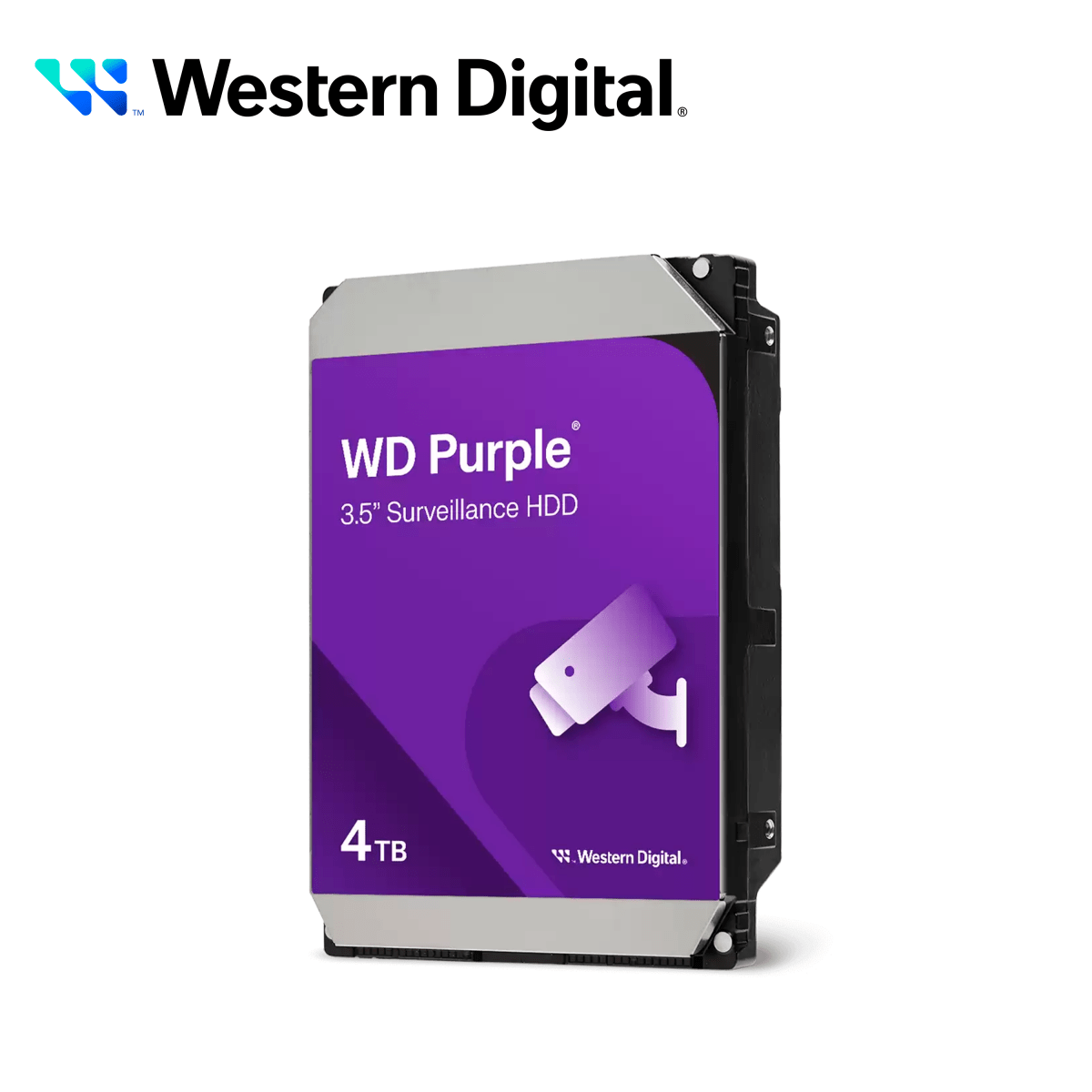 Disco Duro WD Purple 4TB Surveillance | SATA 6Gb/s | 24/7 | Modelo WD44PURZ Western Digital (WD) - Imagen 2