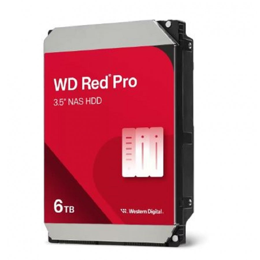 DISCO DURO INTERNO WD RED PRO 6TB 3.5 ESCRITORIO SATA3 6GB/S 256MB 7200RPM 24X7 HOTPLUG NAS 1-16 BAHIAS WD6005FFBX WD - WESTERN DIGITAL - Imagen 1