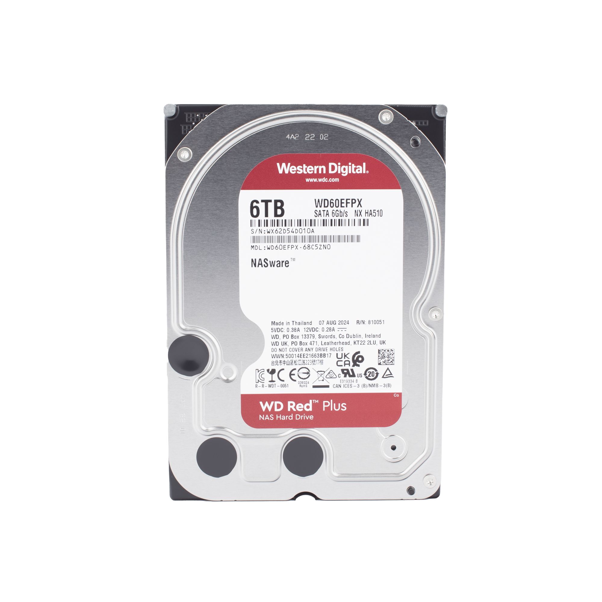Disco Duro Red de 6TB / 5400 RPM / Optimizado para NAS / Uso 24-7 / 3 Años de Garantia Western Digital (WD) - Imagen 2