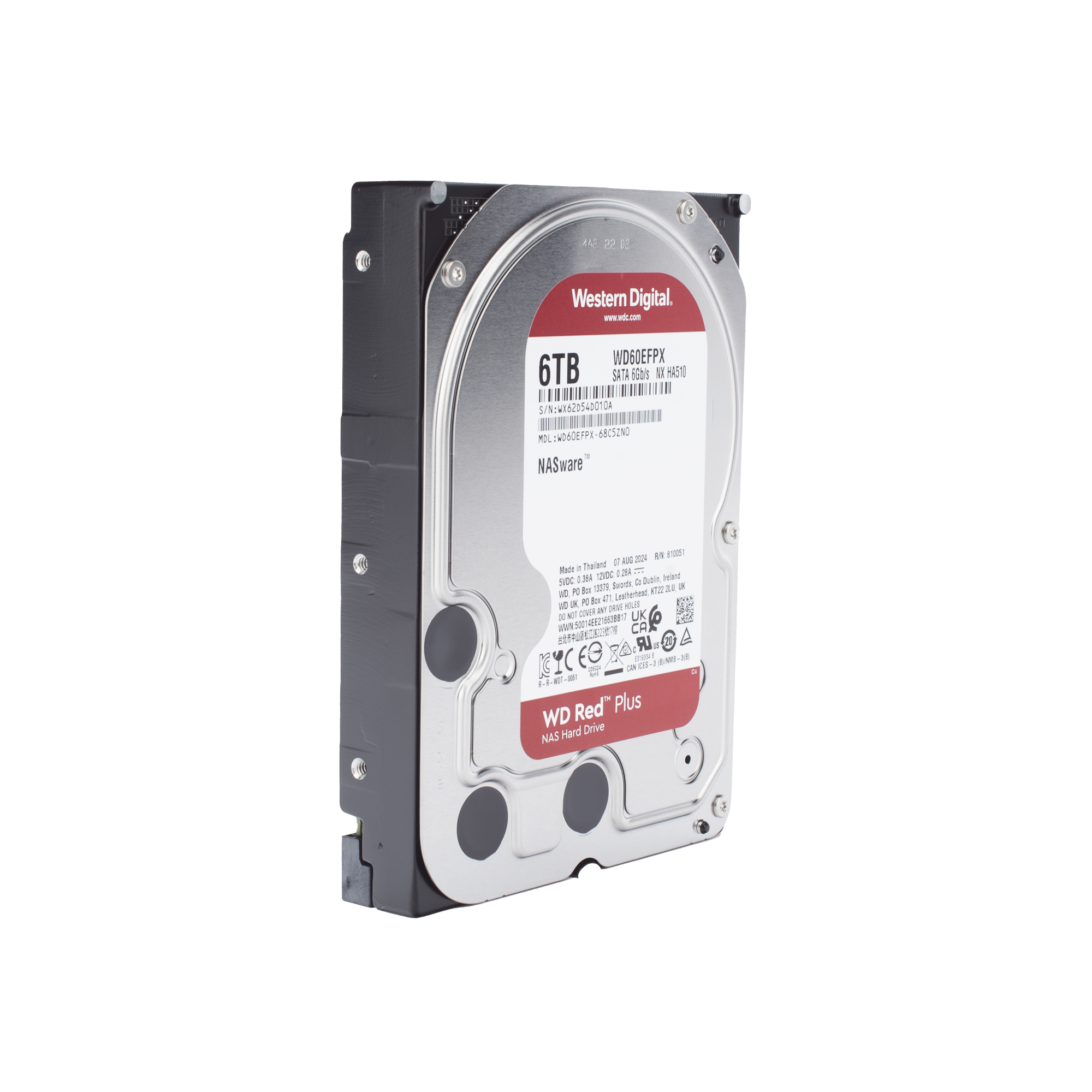 Disco Duro Red de 6TB / 5400 RPM / Optimizado para NAS / Uso 24-7 / 3 Años de Garantia Western Digital (WD) - Imagen 3