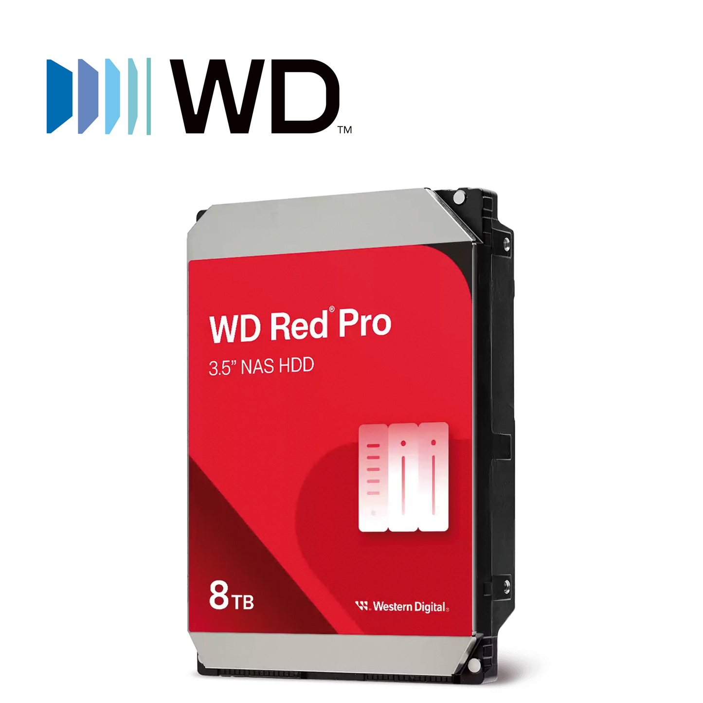 Disco Duro Red de 8TB 5400 RPM Optimizado para NAS Uso 24-7 3 Años de Garantia WD80EFPX Western Digital (WD) - Imagen 3