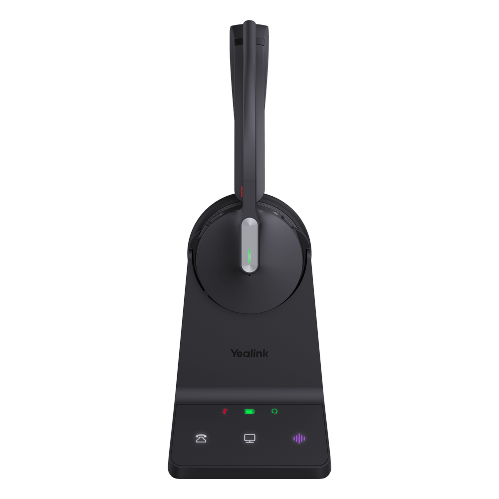 Diadema Inalámbrica Yealink WH64 DECT y Bluetooth con Capacidad de Hasta 32 Horas de Conversación - Imagen 1