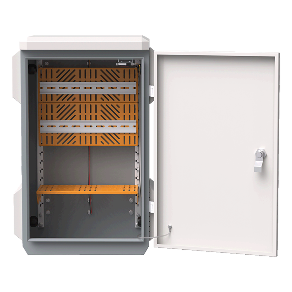 Gabinete Exterior IP55 / Acero SPCC 680 x 480 x 315 mm / Rieles DIN / 4 Placas Laterales / Microswitch WI-TEK - Imagen 2