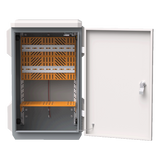 Gabinete Exterior IP55 / Acero SPCC 680 x 480 x 315 mm / Rieles DIN / 4 Placas Laterales / Microswitch WI-TEK - Imagen 2