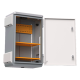 Gabinete de Protección IP55 / Acero SPCC / 380 x 660 x 240 mm / Rieles DIN / Montaje Vertical u Horizontal / 4 Placas Laterales Externas WI-TEK - Imagen 3