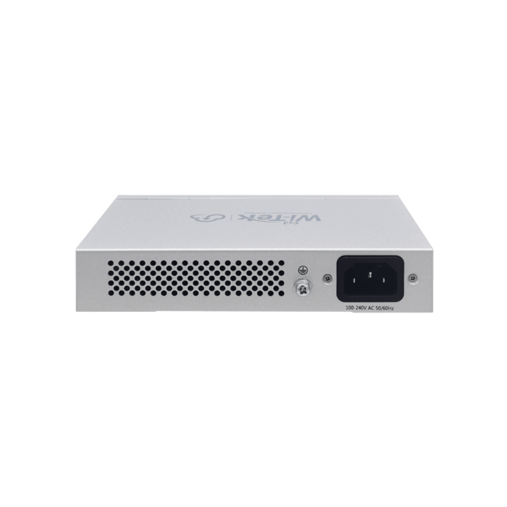 Switches PoEWI - TEKWI-PCES206Switch PoE Administrable Cloud 4 Puertos 10/100 Mbps 2 Uplink 60W 250m WI - TEK WI - PCES206 - SILYMX