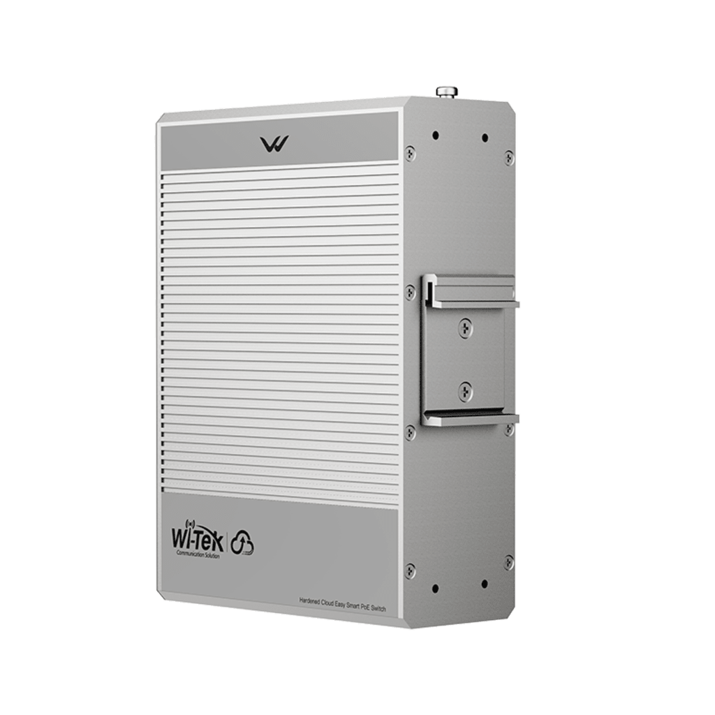 Switch Industrial PoE / 4 Puertos Gigabit PoE++ (802.3bt) / 1 Puerto Gigabit + 1 SFP / Alimentación DC 12-57V / Fanless / DIN-Rail / -30°C a 65°C / 55W-300W Budget PoE WI-TEK - Imagen 4