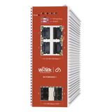 Switch Industrial PoE 4 Puertos Gigabit 120W 2 SFP ERSP Cloud WI-TEK WI-PCMS306GF-I - Imagen 1